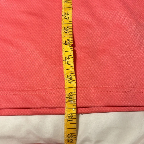 Pebble Beach Performance Polo Shirt Men's Short Sleeve - Coral size XXXL - Picture 7 of 9